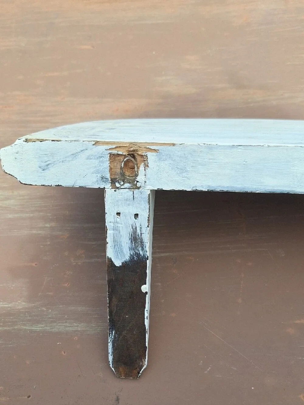 White Rustic Wall Shelf - Home Wall Decor